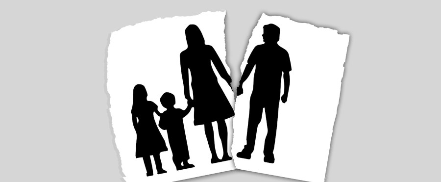 Foto separazione con figli